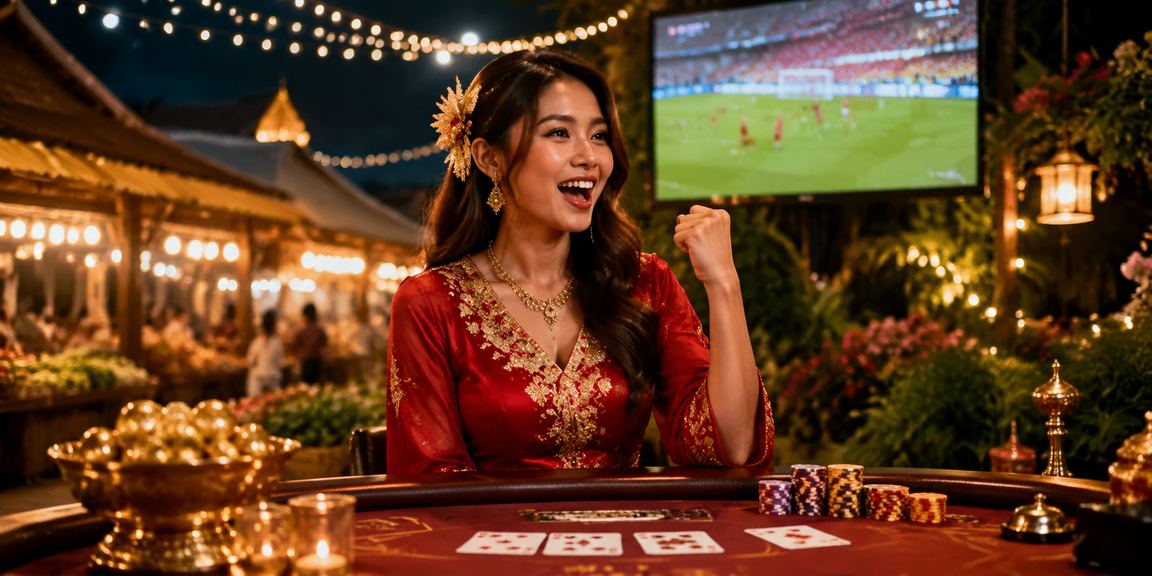 Pemandangan meja Baccarat langsung di Kota Bharu dengan peniaga profesional