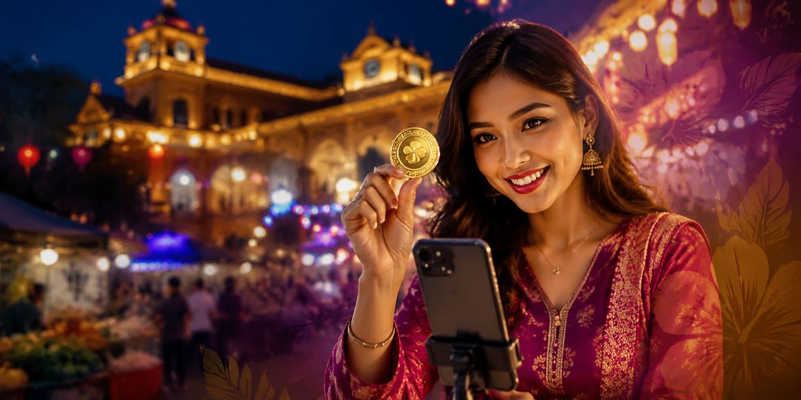Pengguna Malaysia mengakses kasino dalam talian dari telefon pintar di Kota Bharu