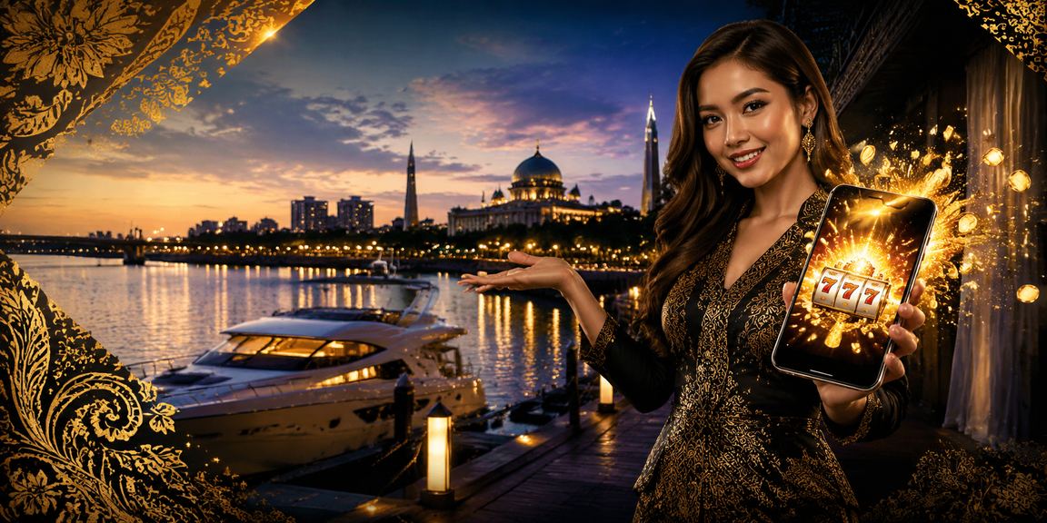 Mesin slot berwarna-warni di Putrajaya dengan tema Batik yang unik